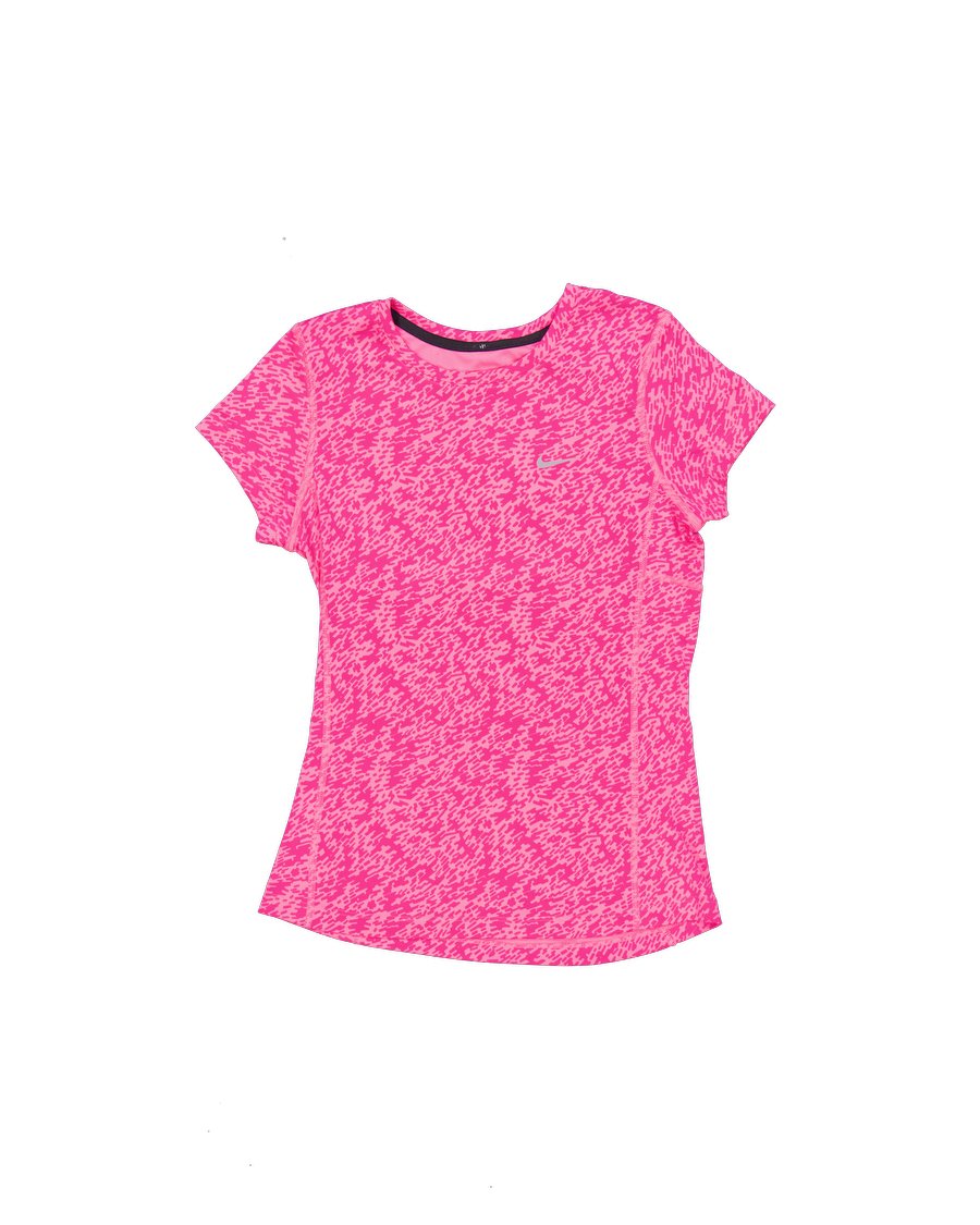 Nike T-shirts Polyester Pink XS International
