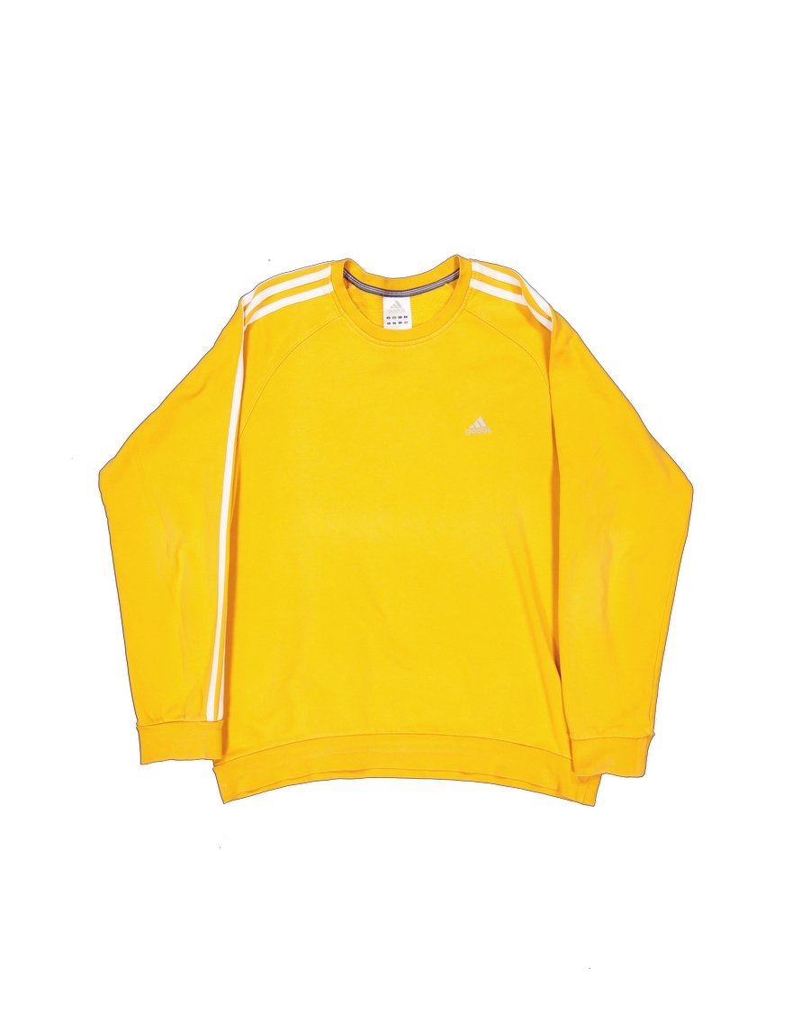 Adidas Sweatshirts Cotton Yellow M International