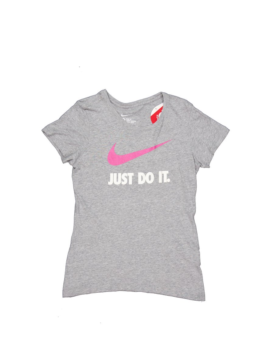 Nike T-shirts Cotton Grey M International