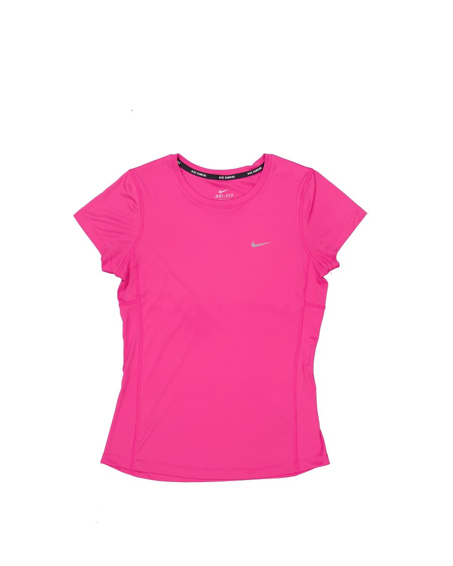 Nike T-shirts Polyester Pink S International