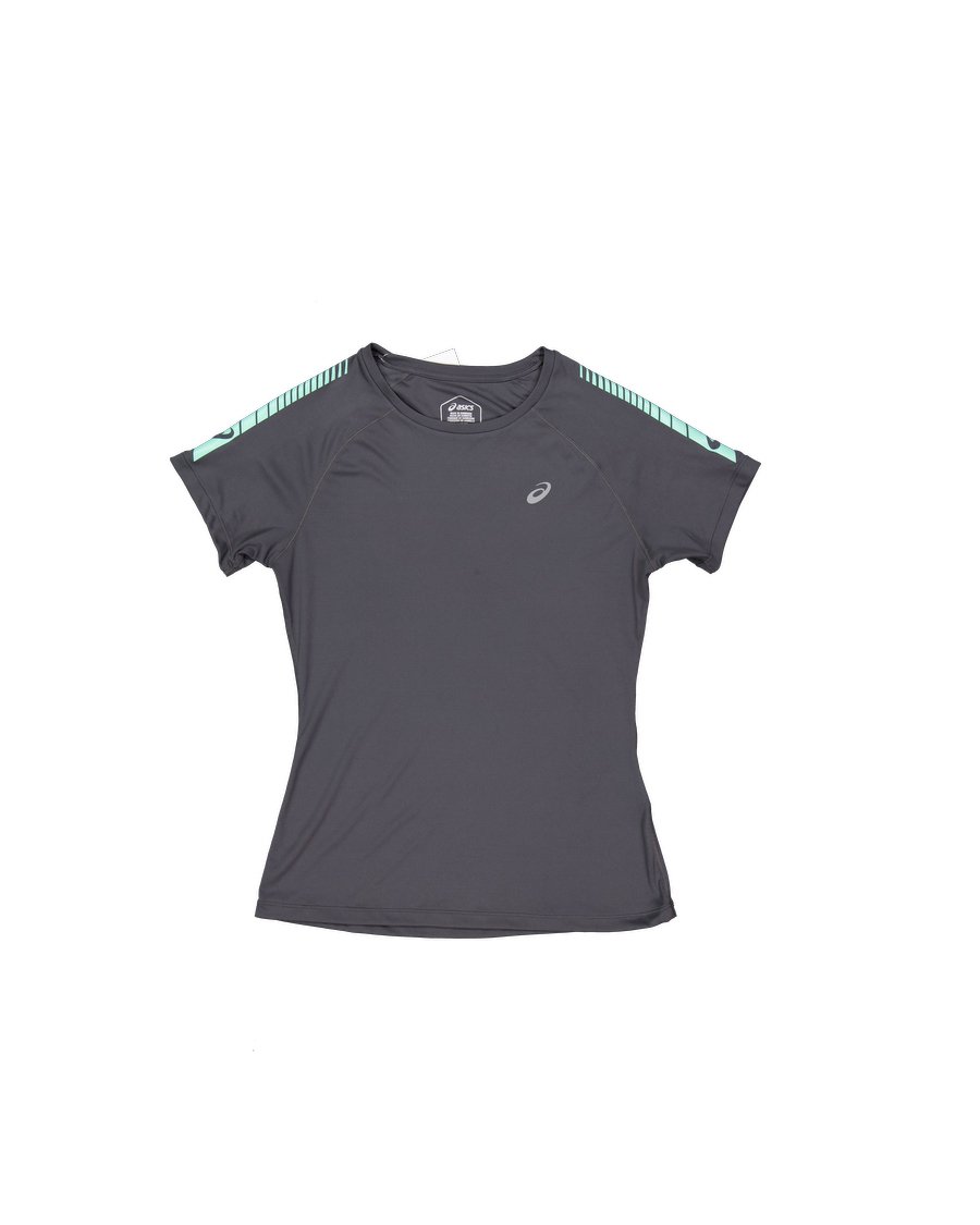 Asics T-shirts Polyester Green S International