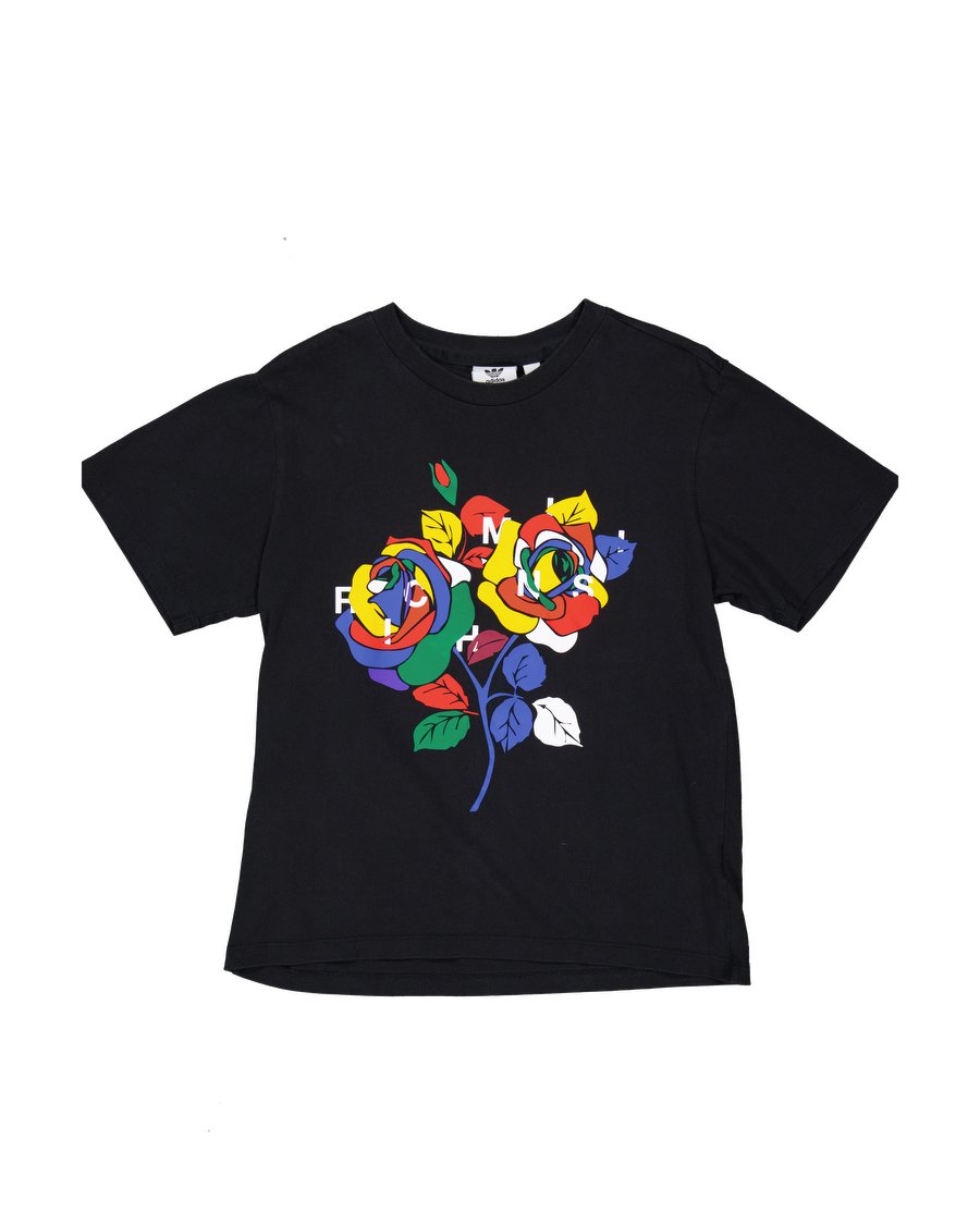 Adidas T-shirts Cotton Black S International