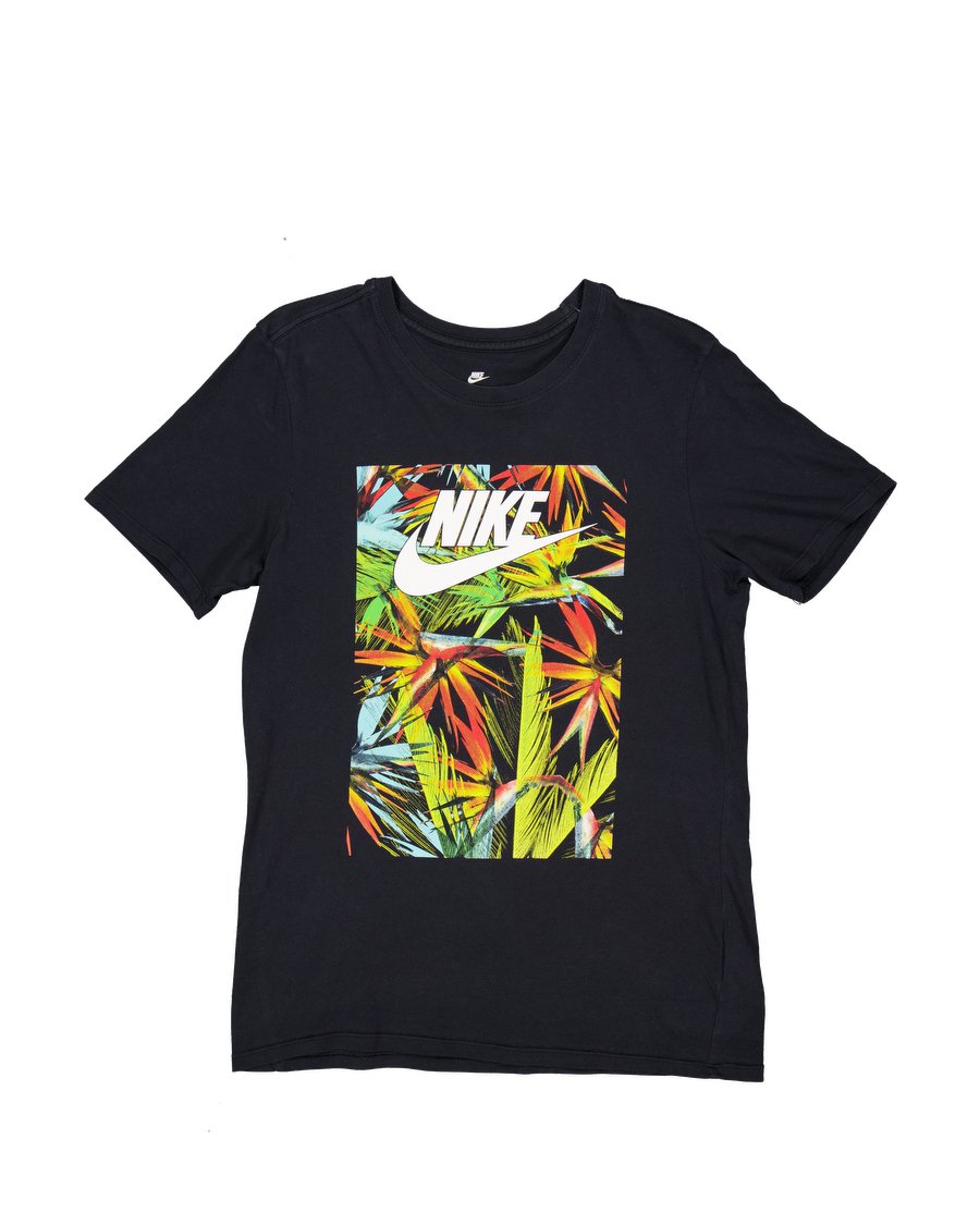 Nike T-shirts Cotton Black M International