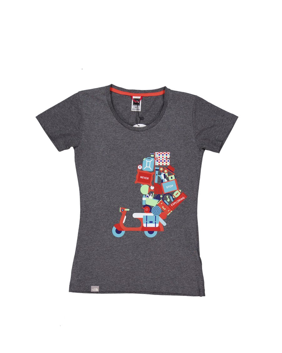 The North Face T-shirts Cotton Grey XS International