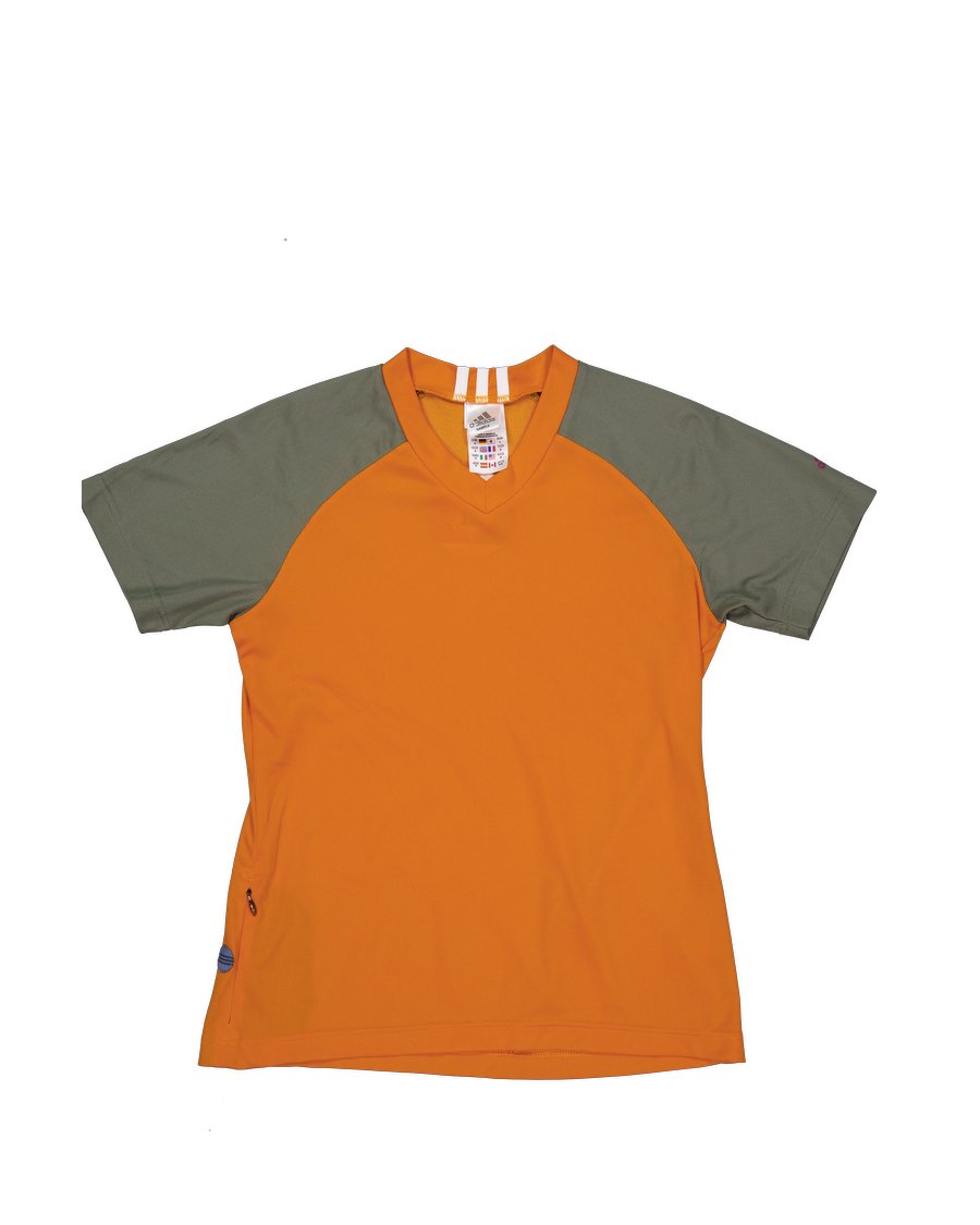Adidas T-shirts Polyester Orange M International