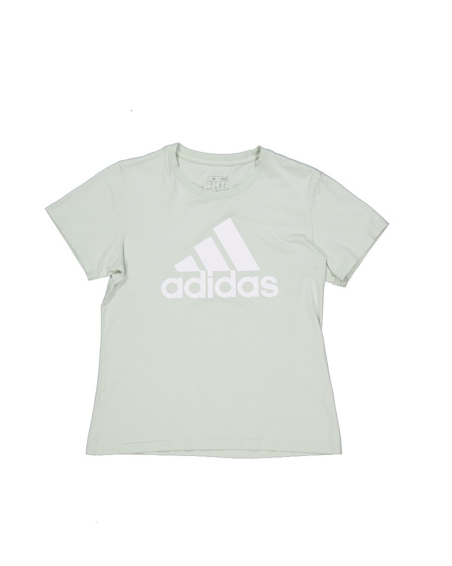 Adidas T-shirts Cotton Turquoise M International