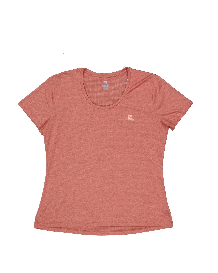 Salomon T-shirts Polyester Pink XL International