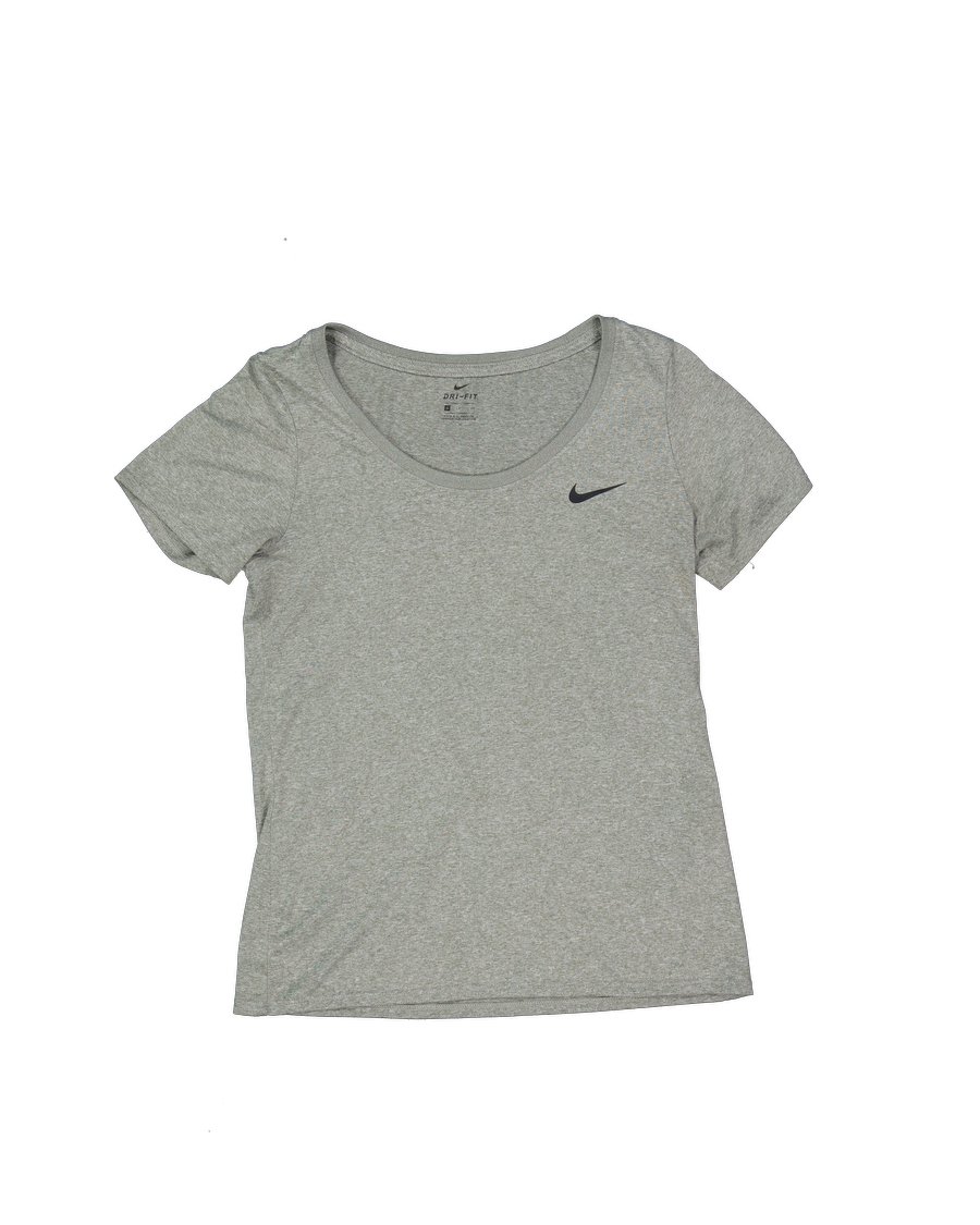 Nike T-shirts Polyester Grey S International