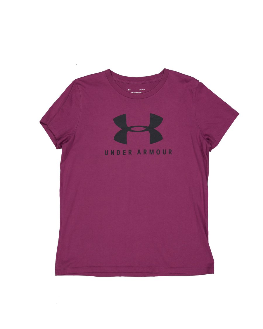 Under Armour T-shirts Cotton Burgundy L International