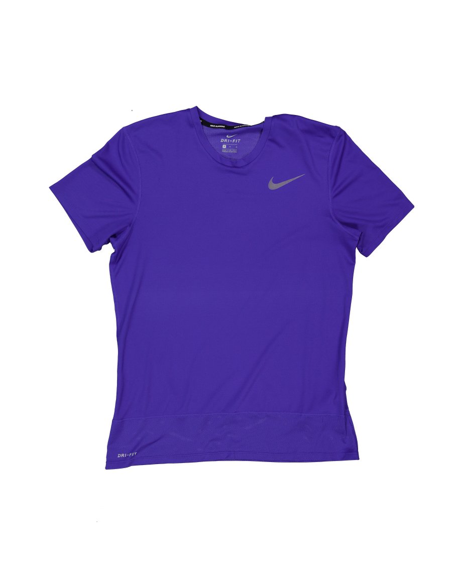 Nike T-shirts Polyester Purple M International
