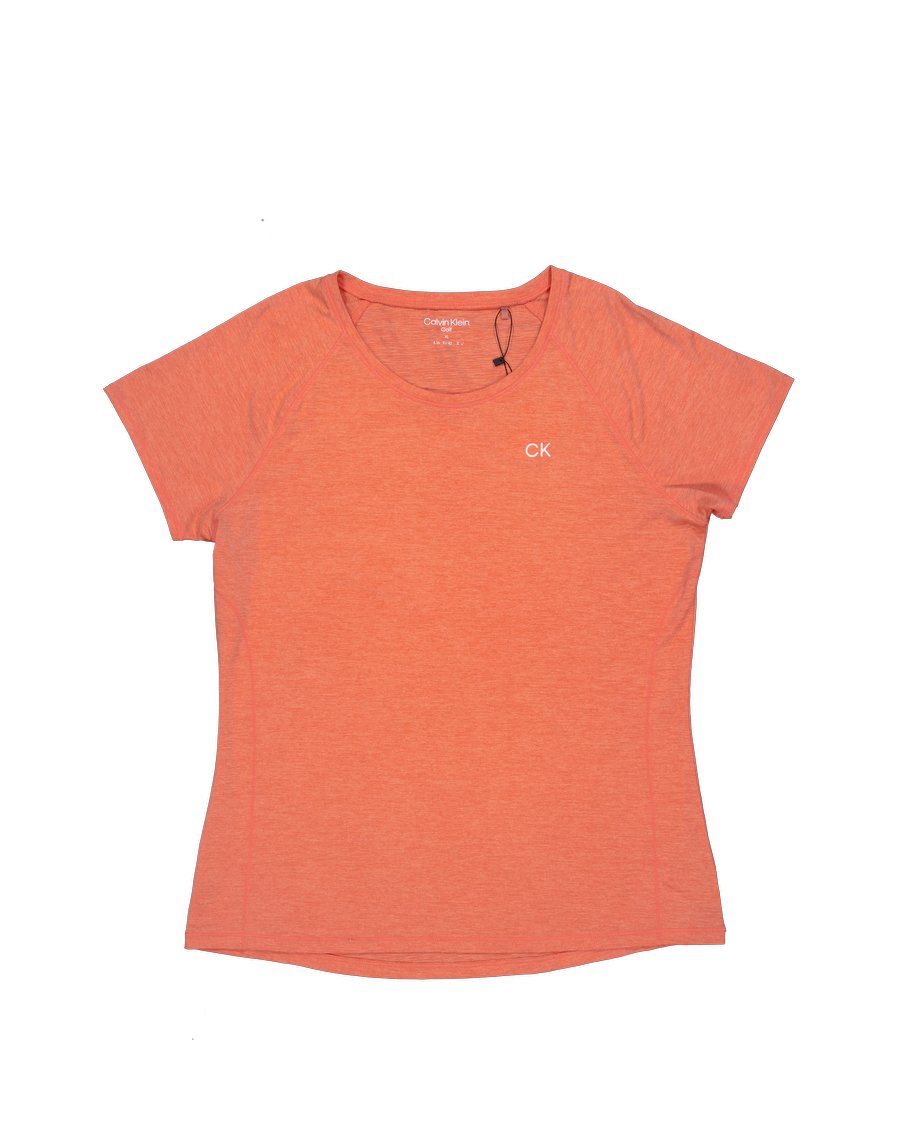 Calvin Klein Golf T-shirts Polyester Pink XL International