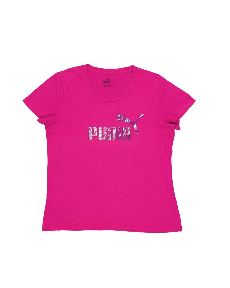 Puma T-shirts Cotton Pink M International