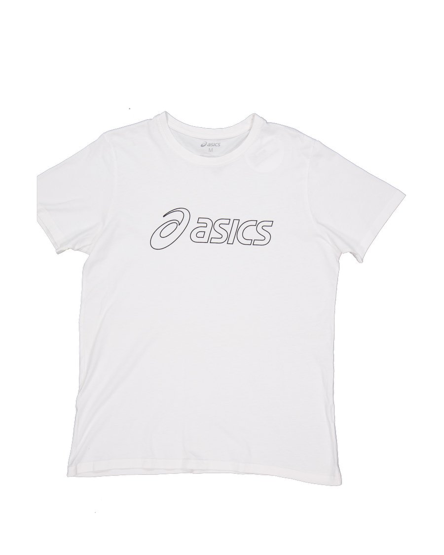 Asics T-shirts Cotton White M International