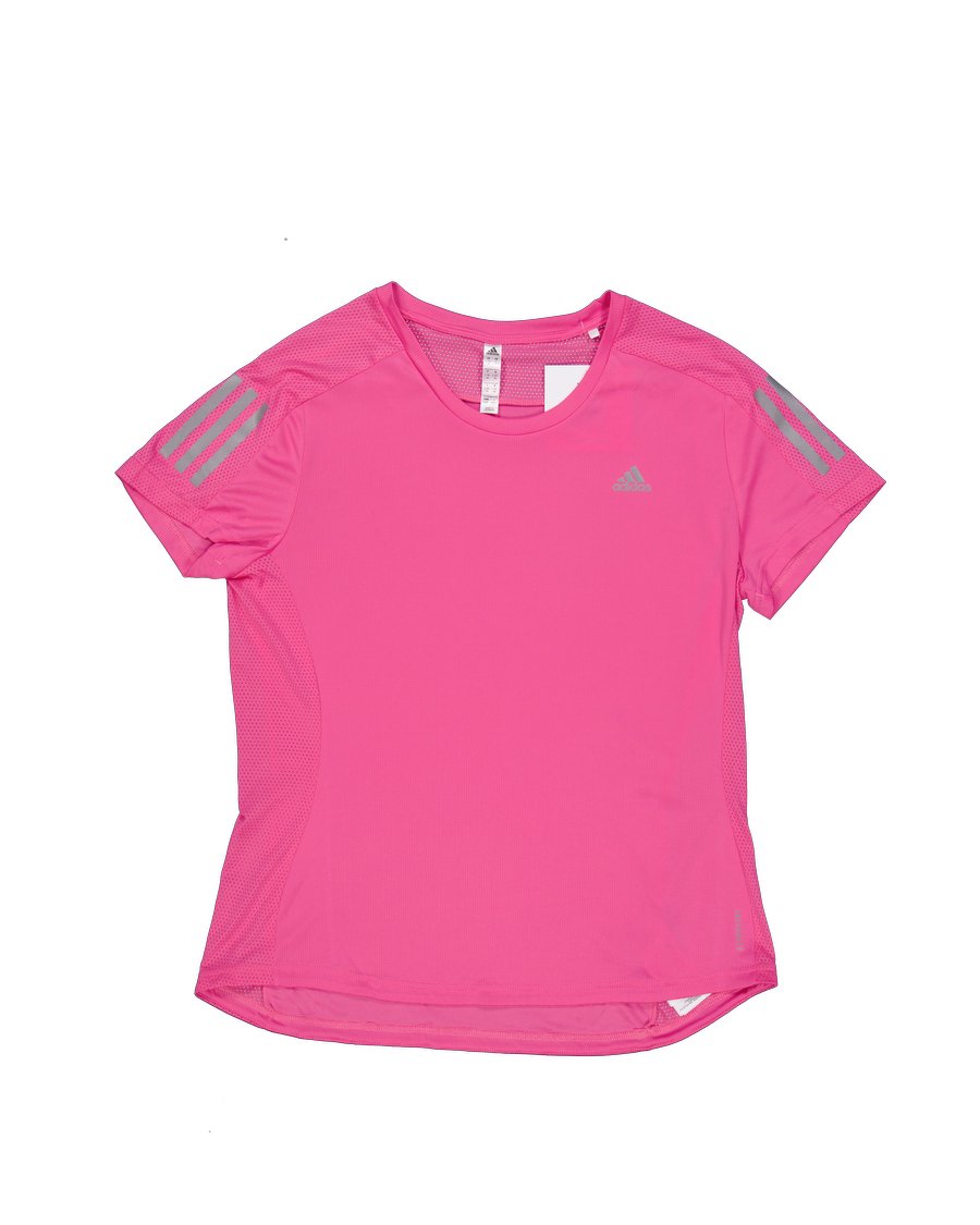 Adidas T-shirts Polyester Pink L International