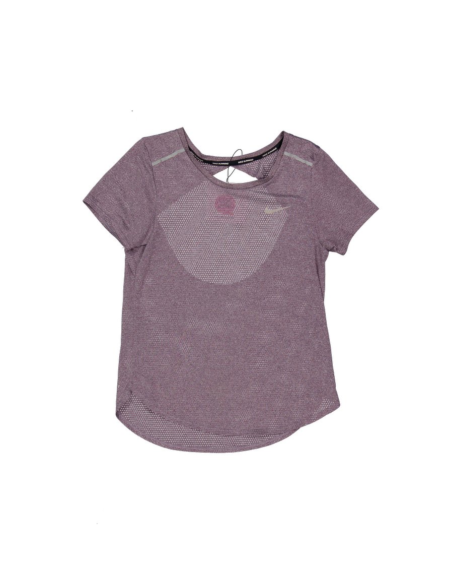 Nike T-shirts Polyester Purple XS International