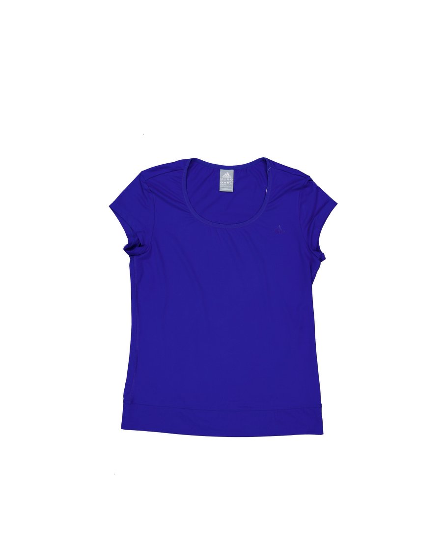Adidas T-shirts Polyester Blue M International