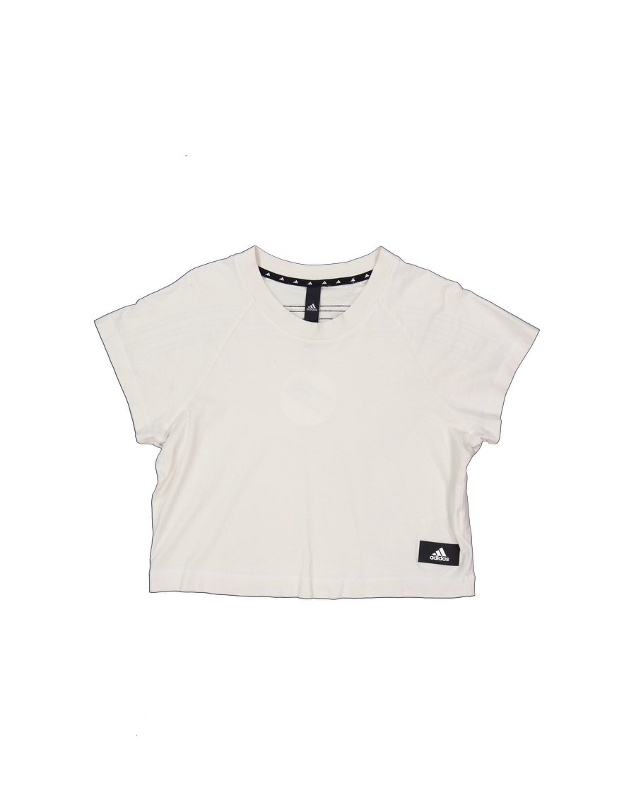 Adidas T-shirts Cotton Beige S International