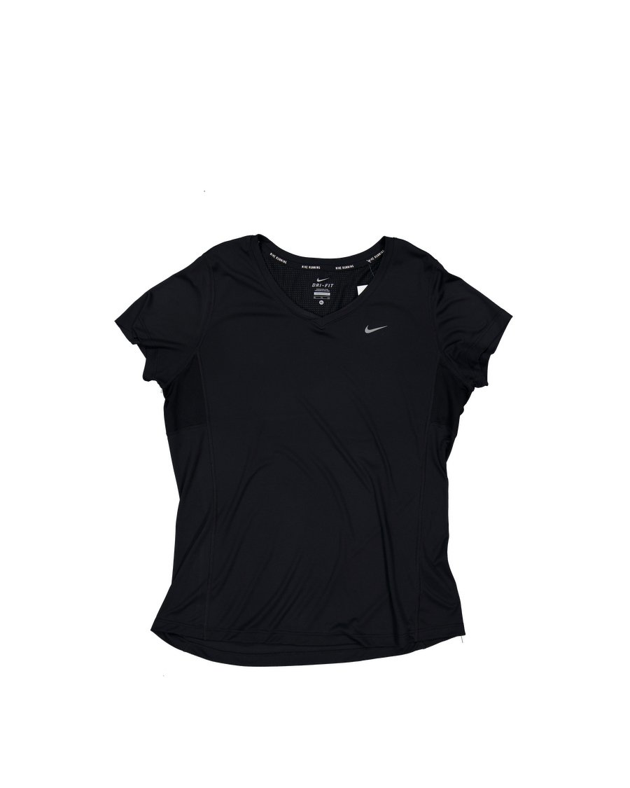 Nike T-shirts Polyester Black XL International